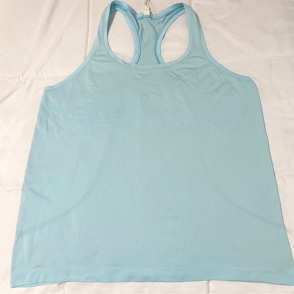 Lululemon swiftly tech tank top light blue women’s size 14 - Picture 6 of 7